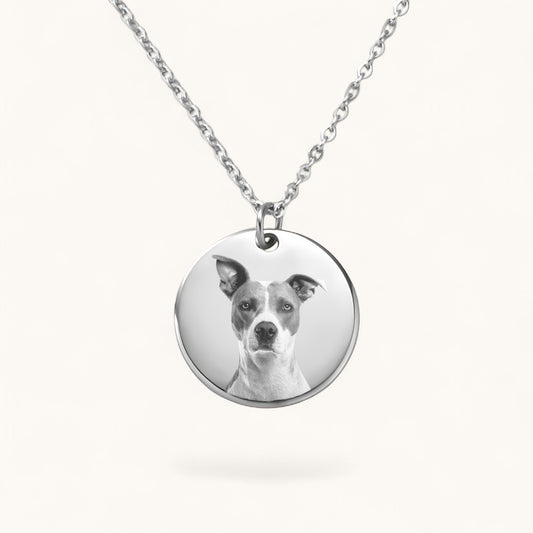 Fotogravur Kette Klassisch | Edelstahl Halskette