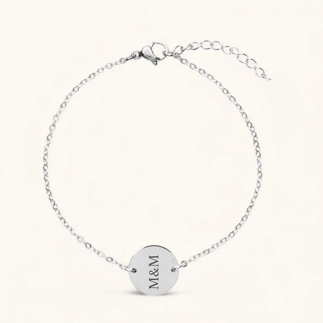 Initialenarmband Mini | Edelstahl Armband