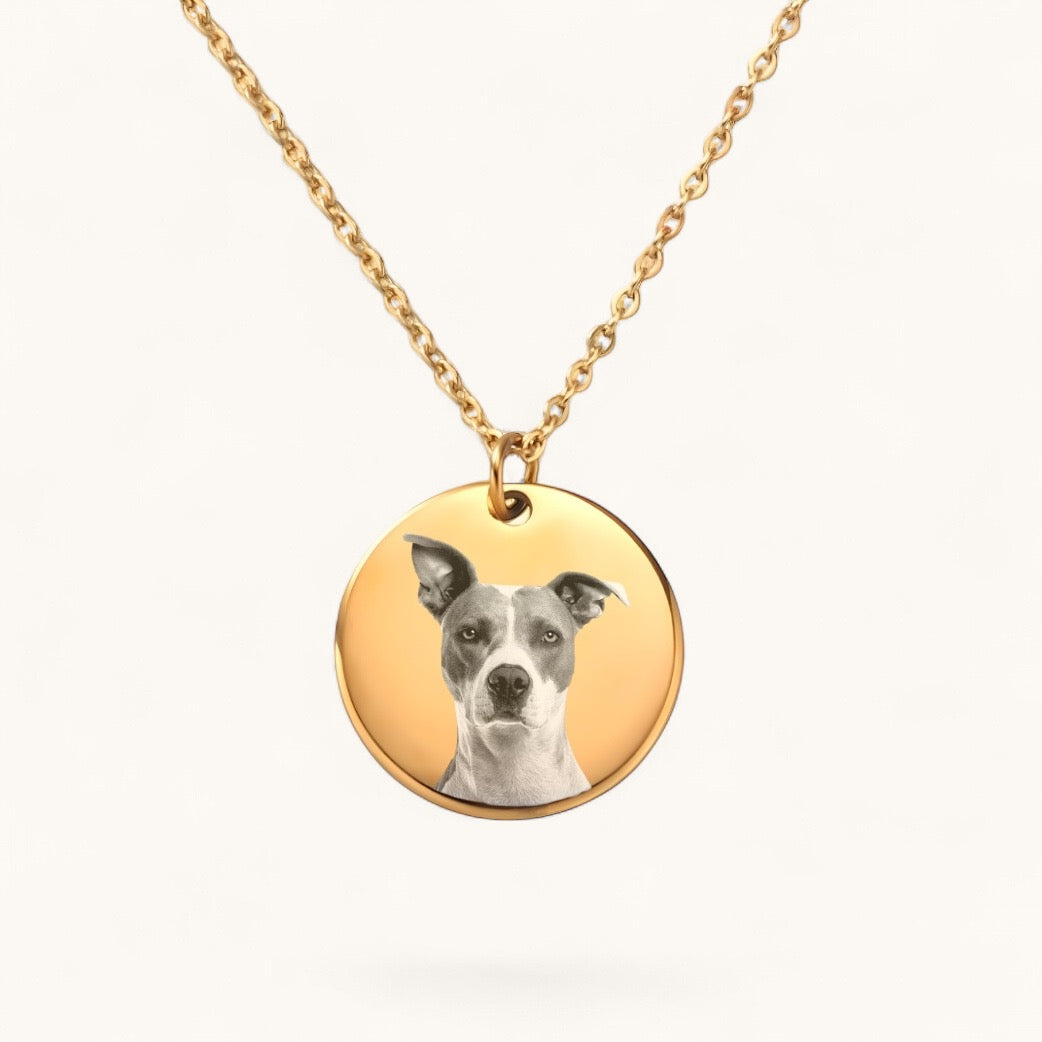 Fotogravur Kette Klassisch | Edelstahl Halskette