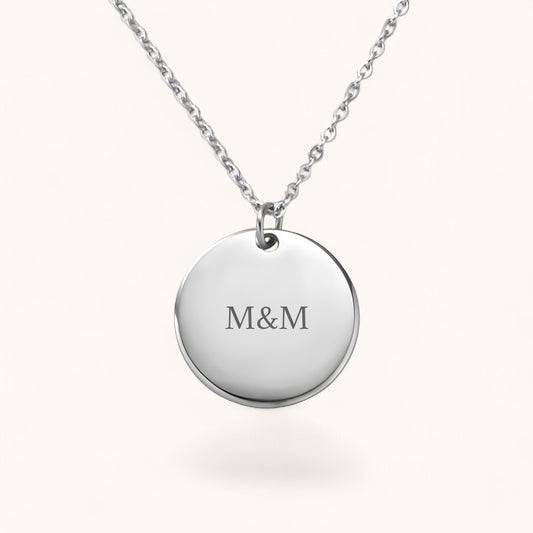 Initialenkette Klassisch | Edelstahl Halskette