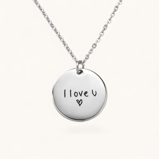 Handschriftkette Klassisch | Edelstahl Halskette