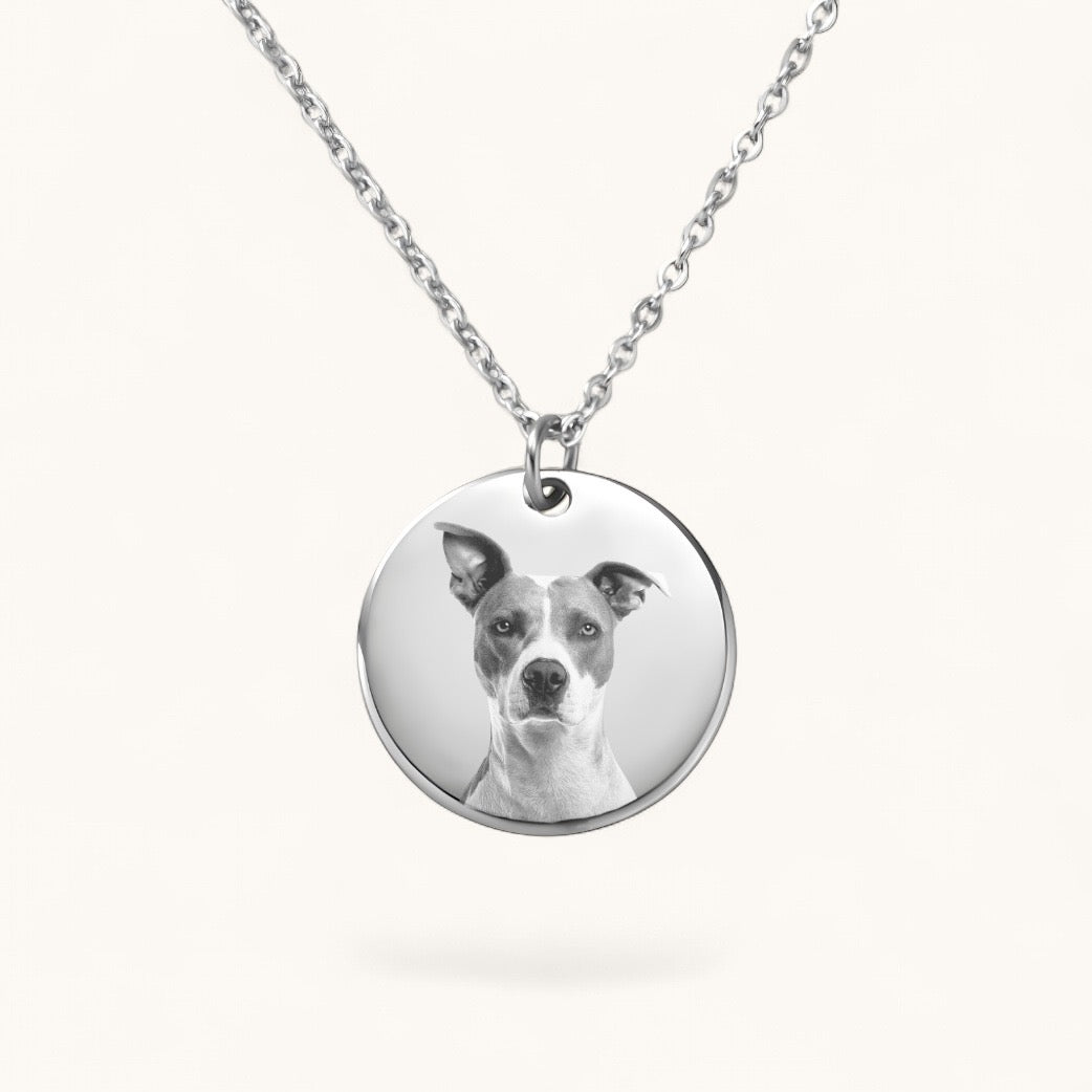 Fotogravur Kette Klassisch | Edelstahl Halskette