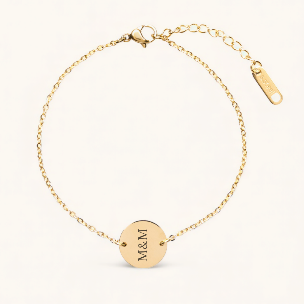 Initialenarmband Mini | Edelstahl Armband