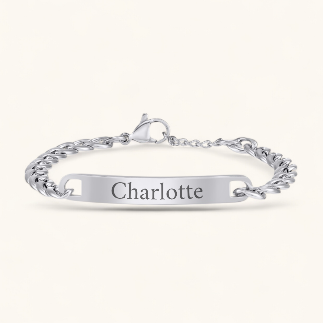 Namensarmband klassisch | Edelstahl Armband