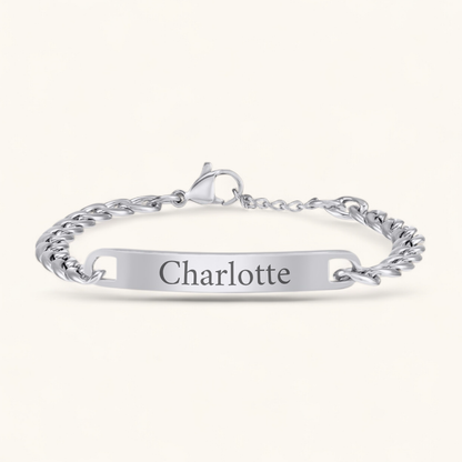 Namensarmband klassisch | Edelstahl Armband