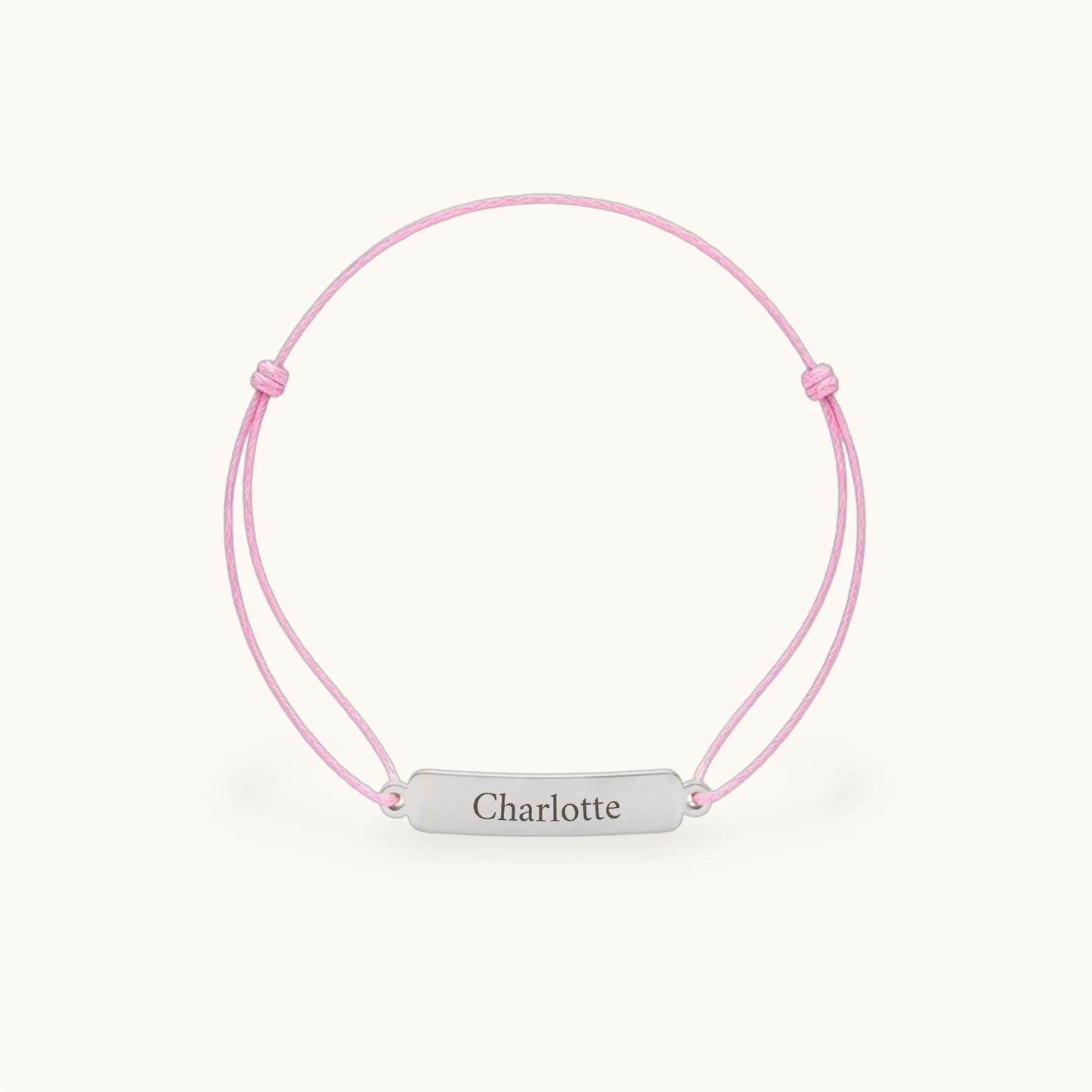 Namens Stoffarmband - Klassisch