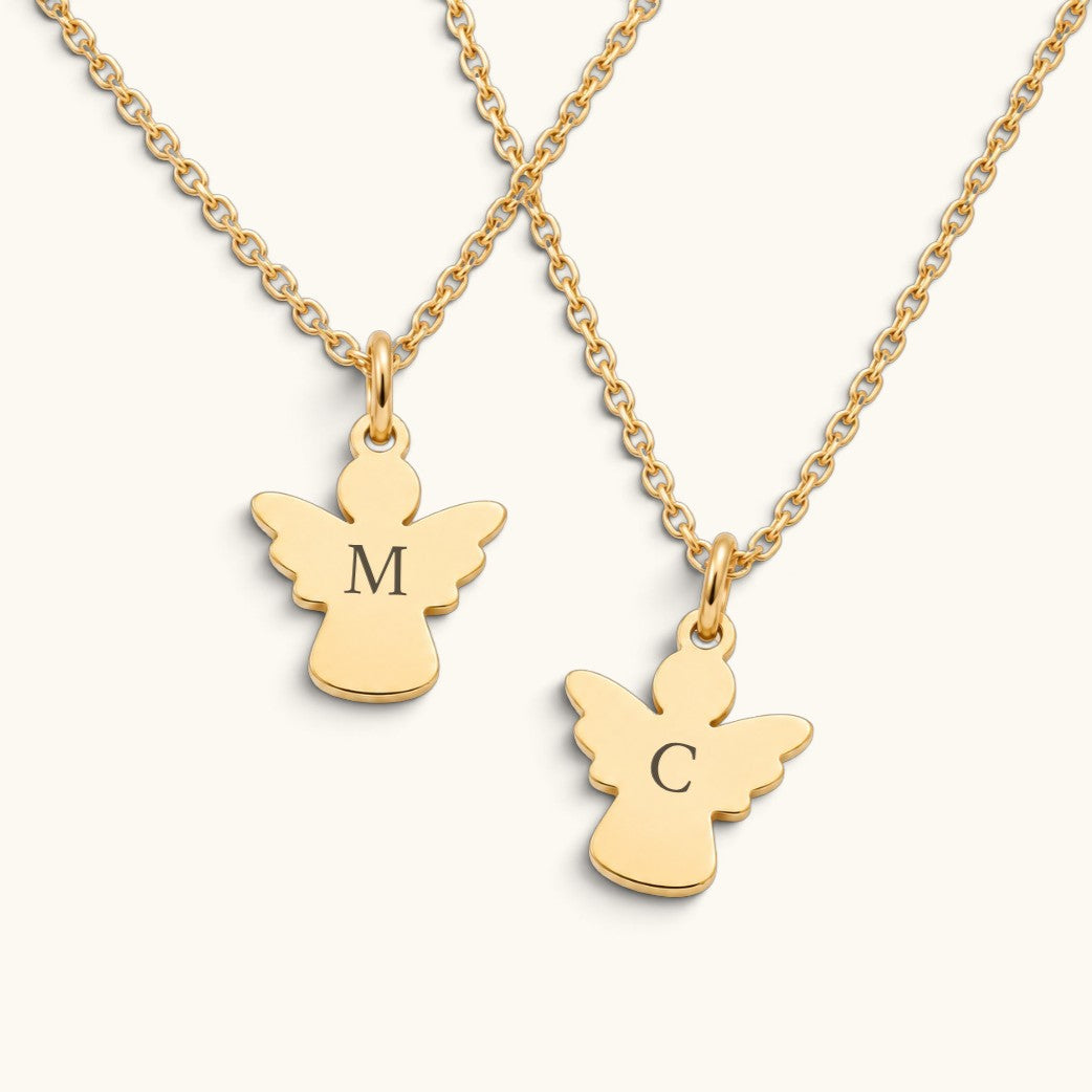 Schutzengel Initialenkette Bundle