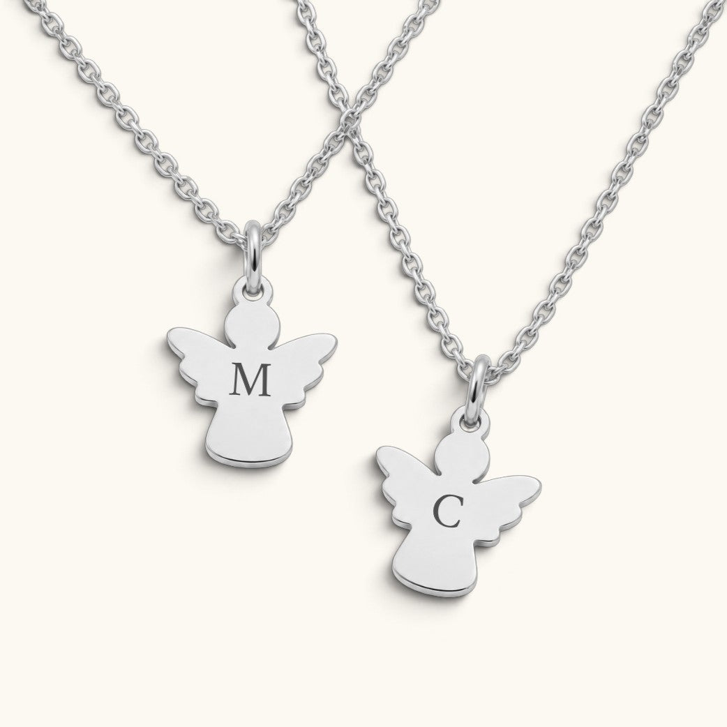 Schutzengel Initialenkette Bundle