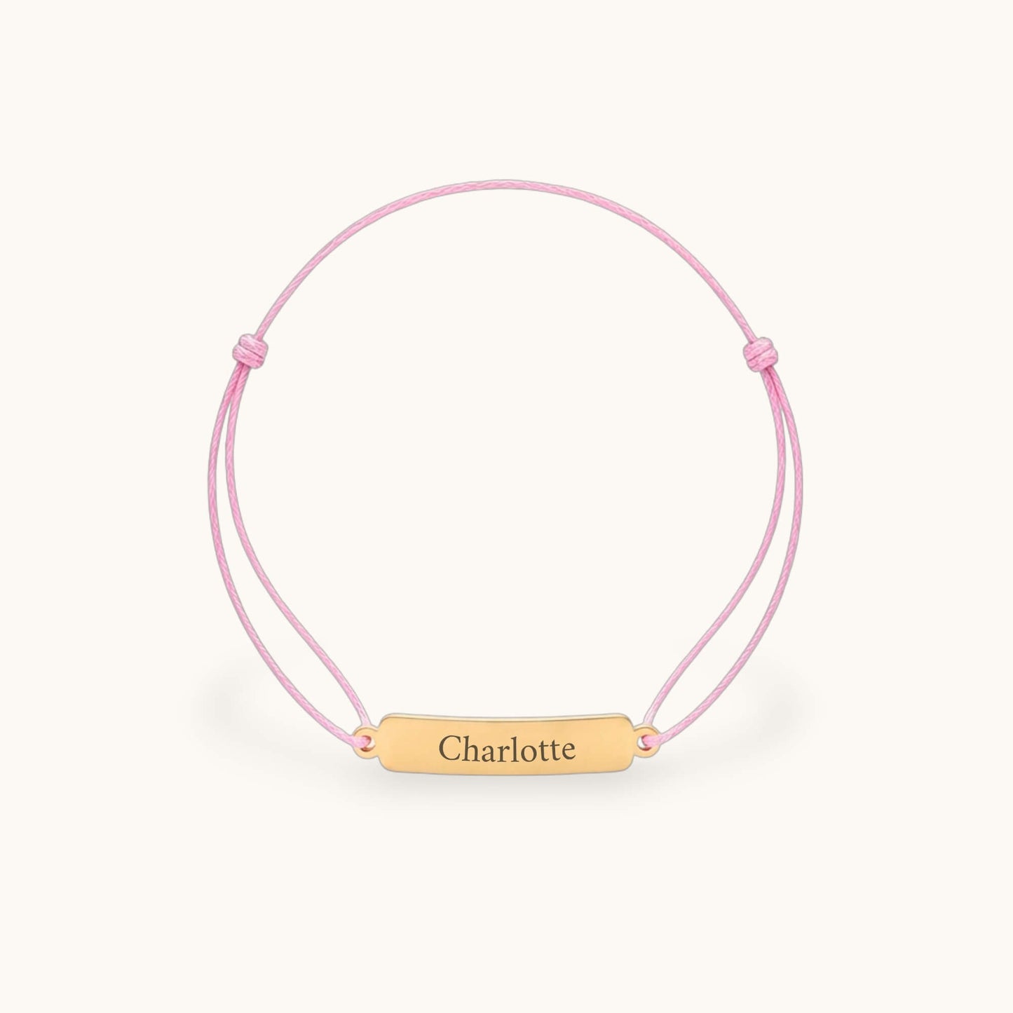 Namens Stoffarmband - Klassisch